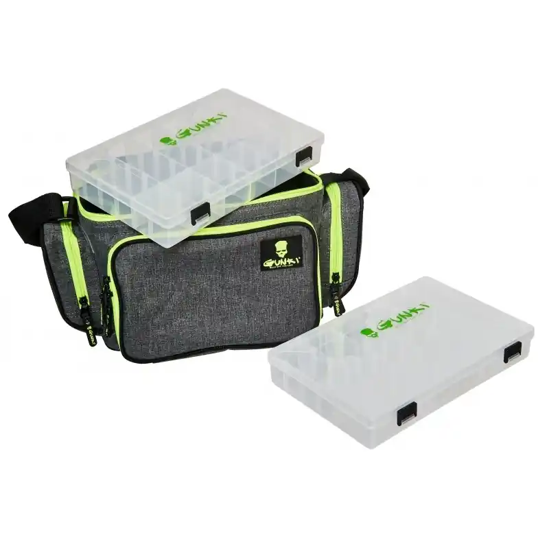 Lage Kosten GUNKI Box Bag Power Game Walker (incl. 2 kunstaasdozen)